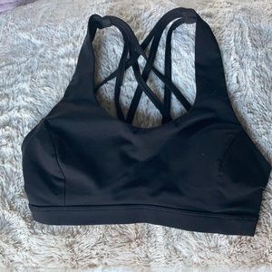 Black Lululemon Sports Bra Size 4